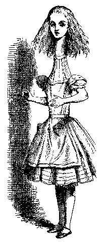 Alicia estirada