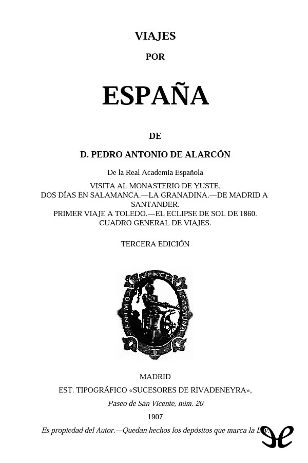 Alarcn, Pedro Antonio de - Viajes por Espaa