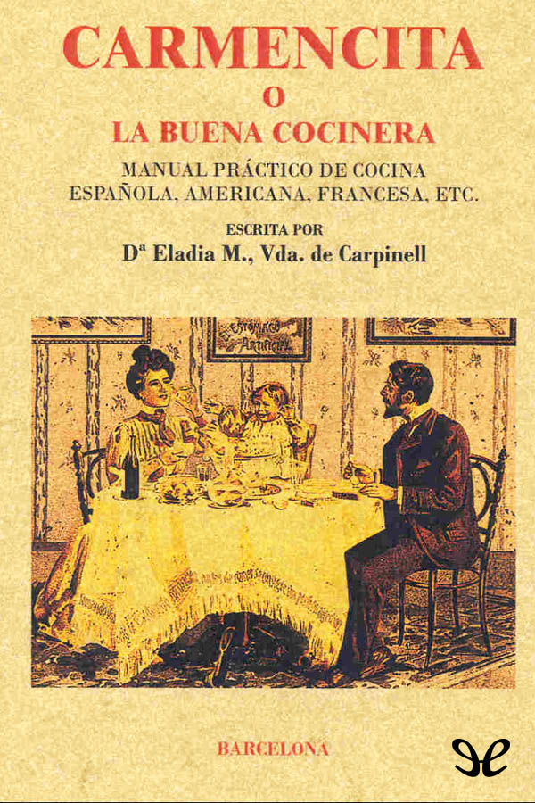 Portada de Carmencita o la buena cocinera