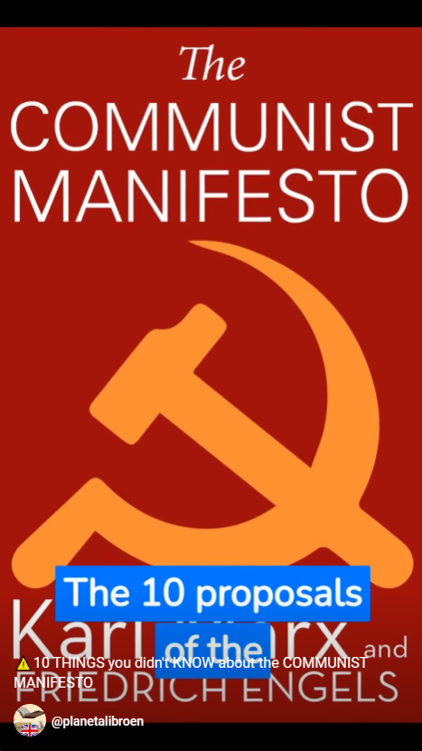 THINGS you did NOT KNOW about the COMMUNIST MANIFESTO